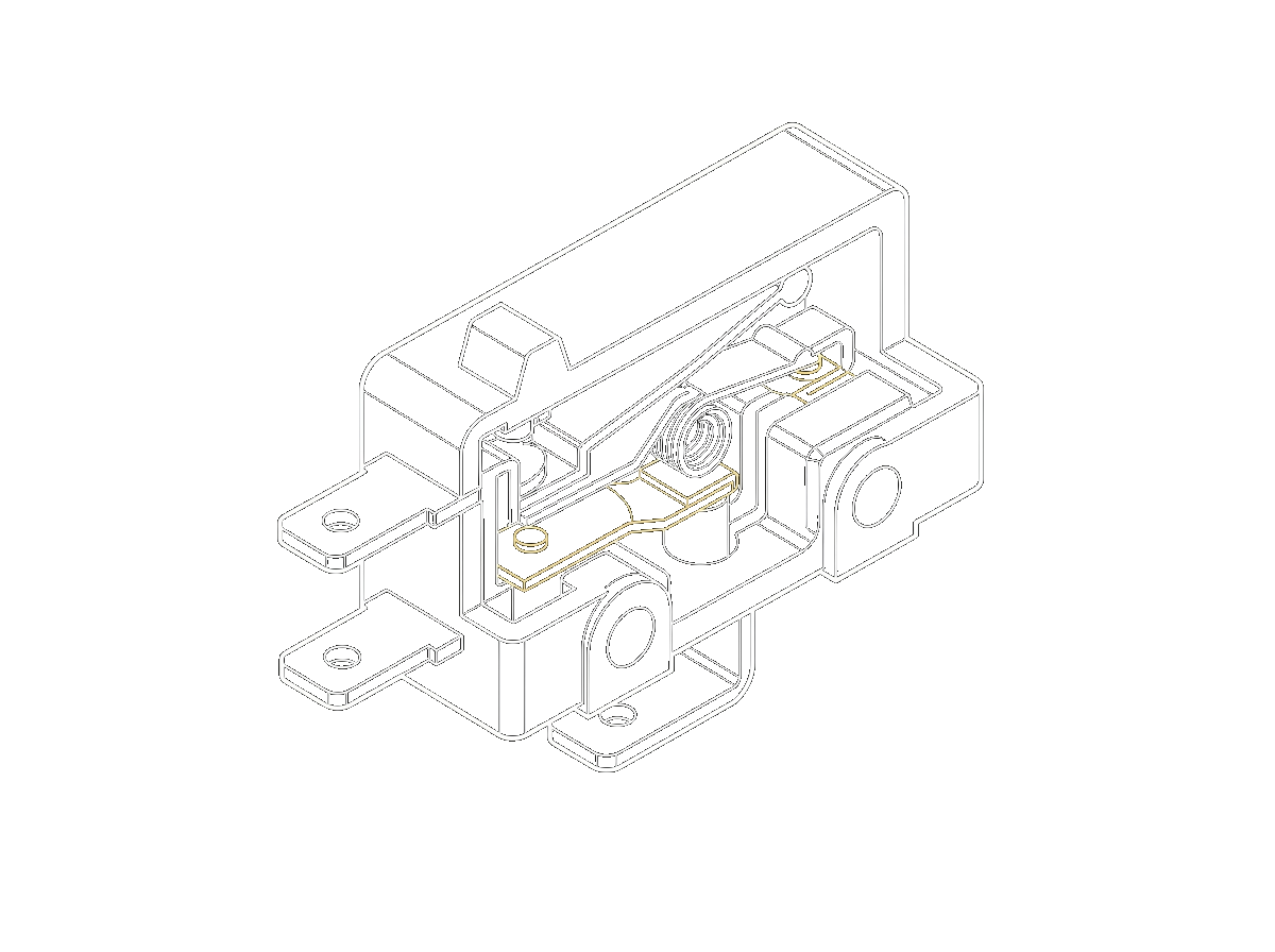B322 Ceramic Micro-Switch